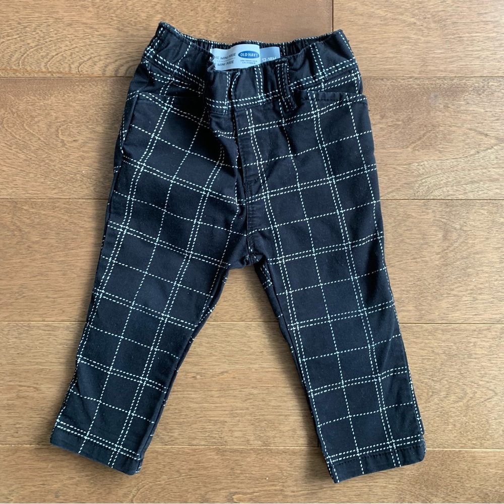 3/$10 OLD NAVY Toddler girl pants 12-18m